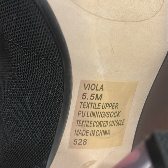 Steve Madden Viola Black Mesh Peep Toe Sock Booties Clear Block Heels Size 5.5 - Picture 4 of 14